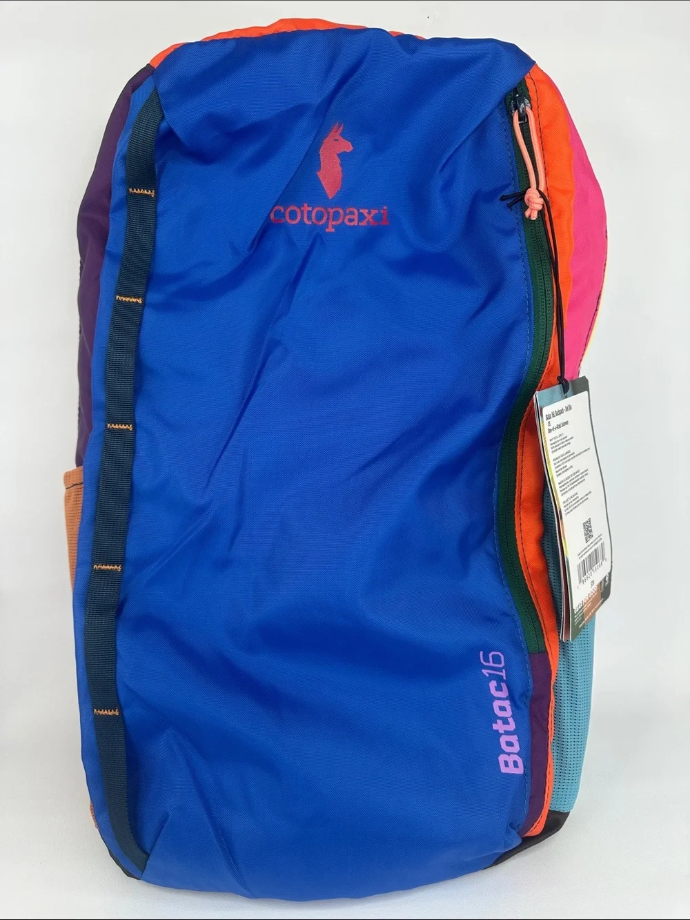 Cotopaxi Batac Del Día 16L Backpack One-of-a-Kind Multicolor Lightweight Daypack